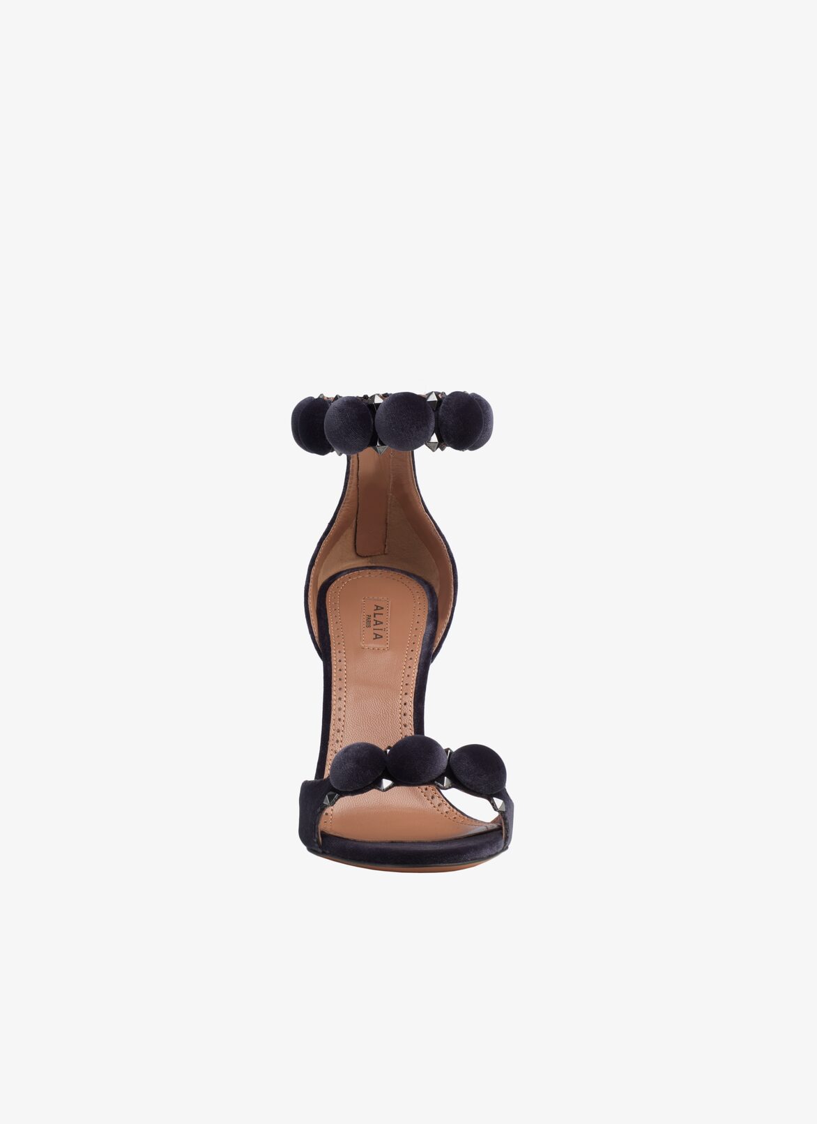 STILETTO SANDAL  ALAÏA ANTHRACITE STILETTO SANDAL